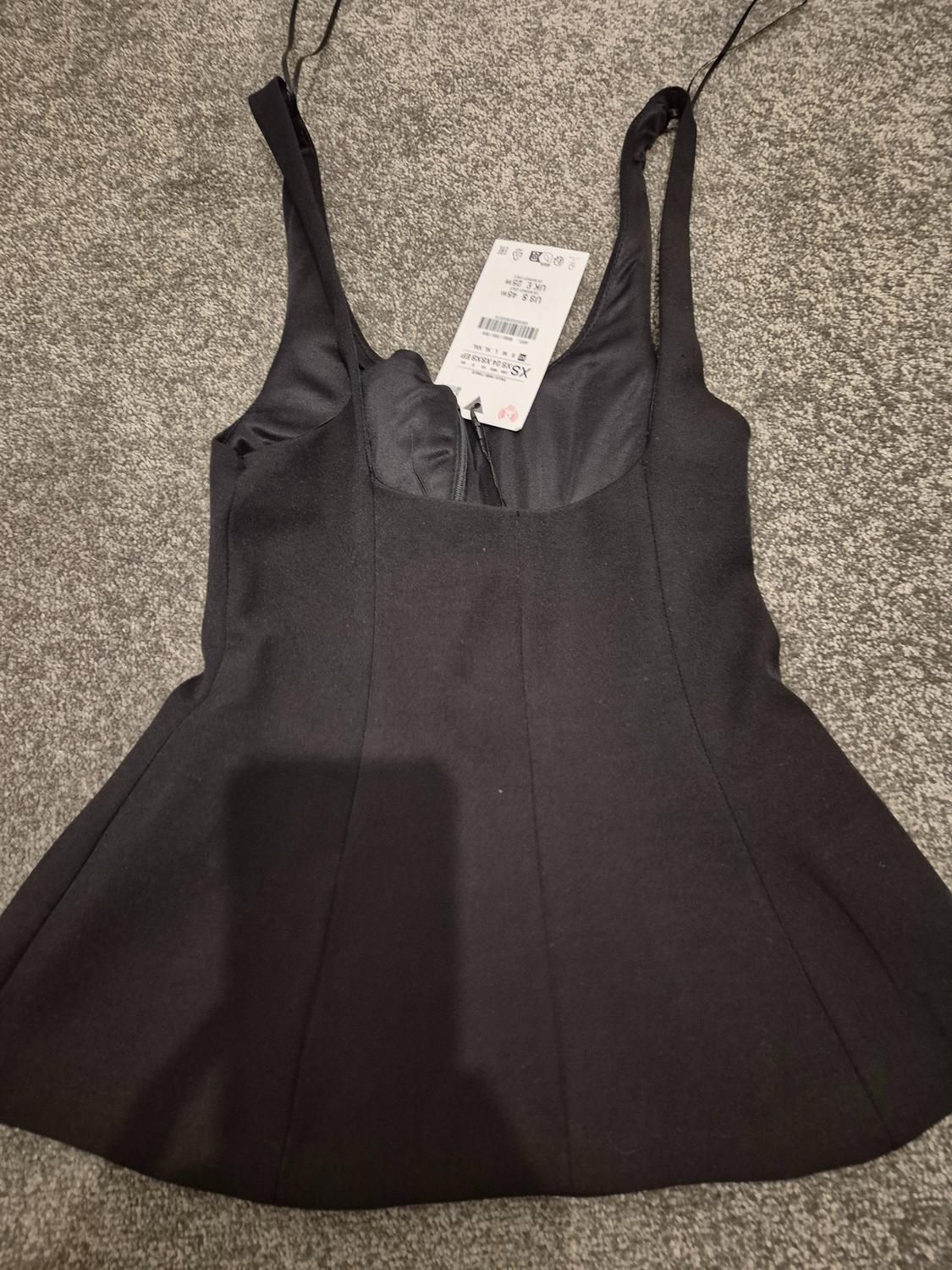 ZIPPED PEPLUM TOP - Image 2