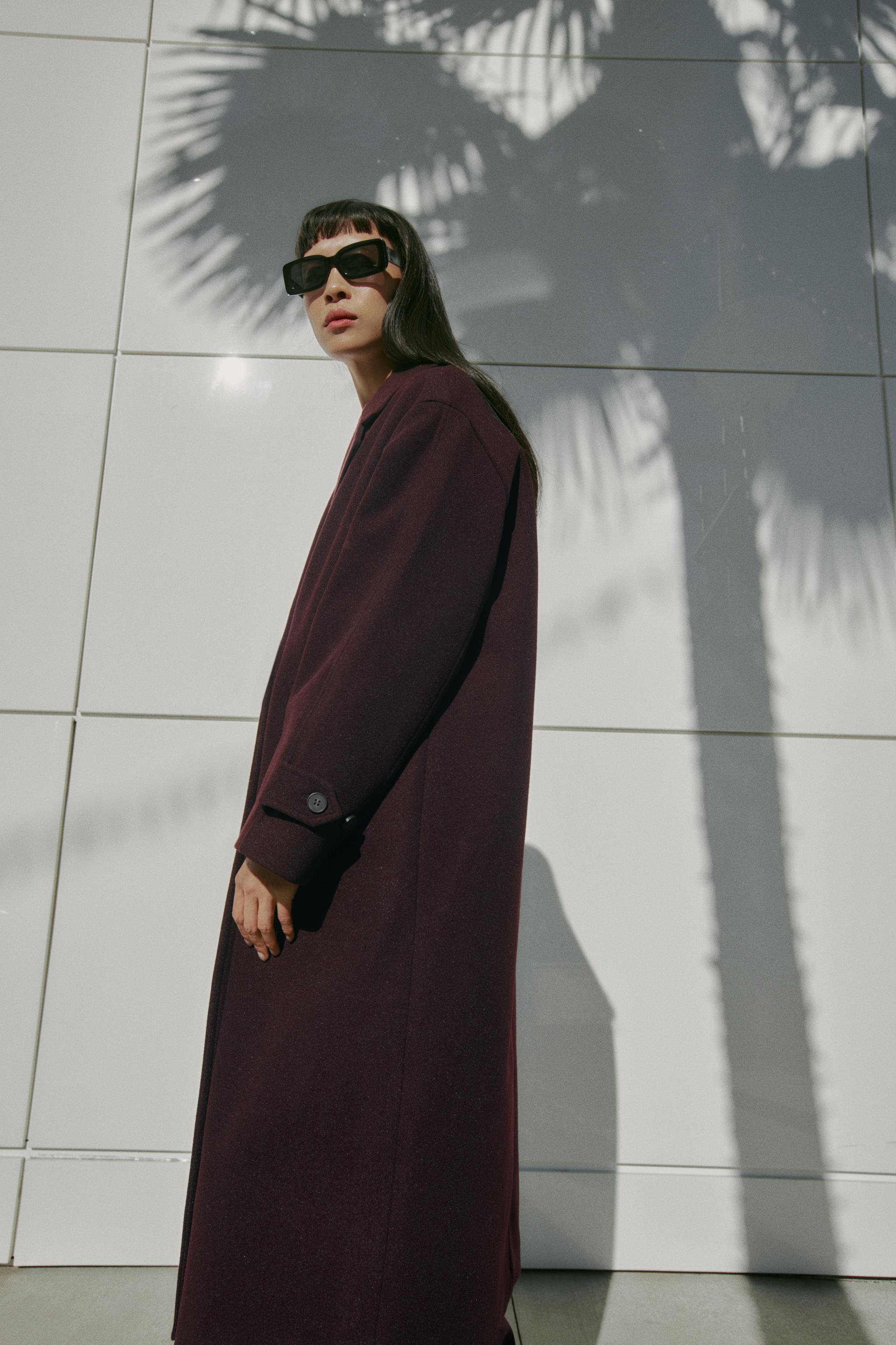 ZARA ソフトオーバーサイズコート ロングコート ブラウン 茶色 XS ZARA ソフトオーバーサイズコート ロングコート ブラウン 茶色 XS