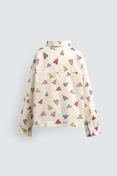 MICKEY MOUSE BALLOON SHIRT HARRY LAMBERT FOR ZARA X DISNEY - Ecru by Zara - Image 1