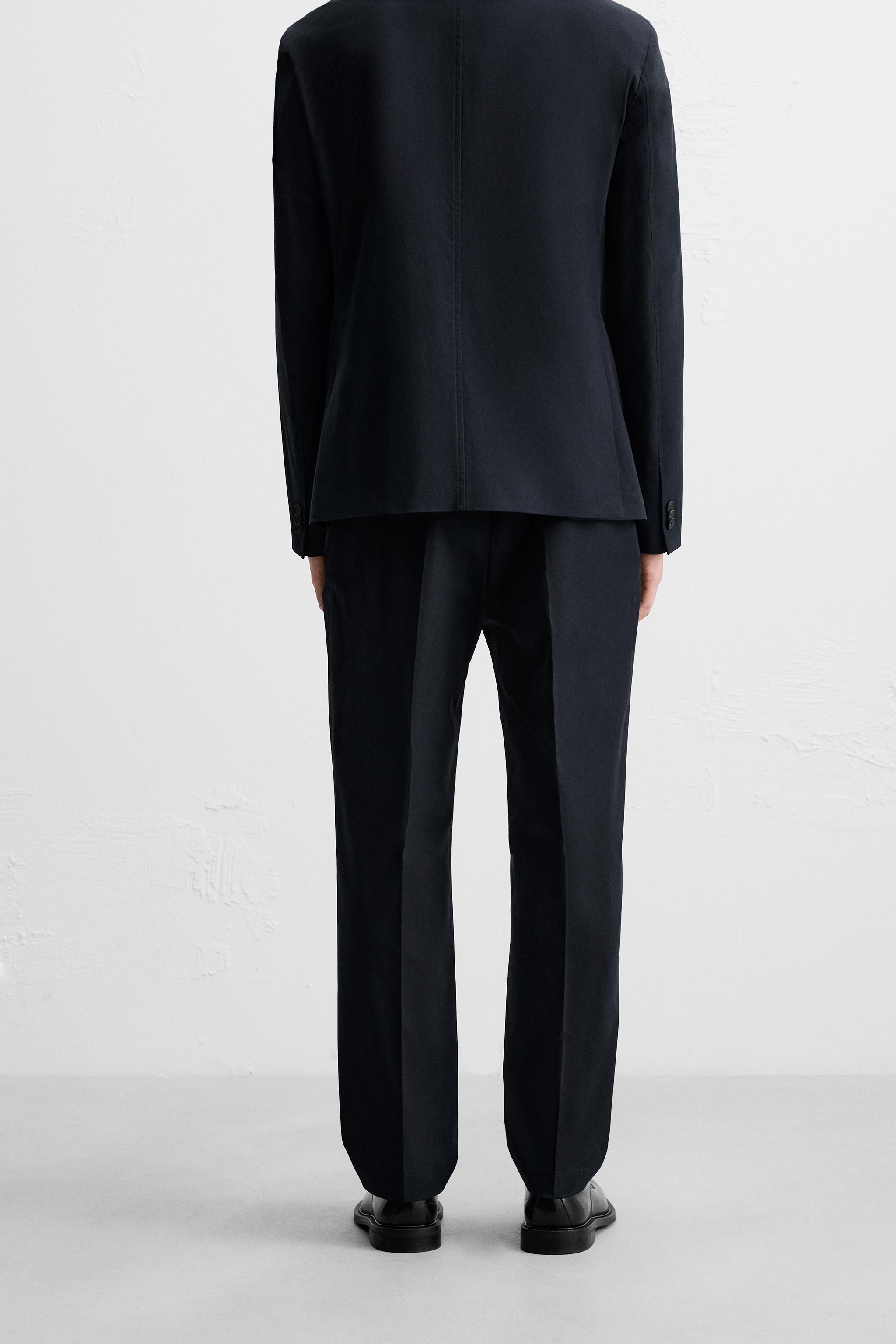 スーツパンツ - LIMITED EDITION - ネイビーブルー | ZARA Japan