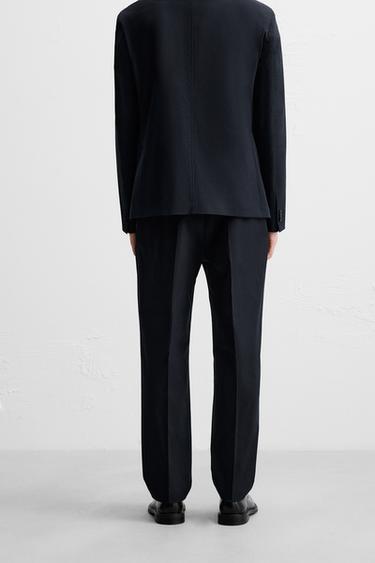 PANTALON DE COSTUME ÉDITION LIMITÉE - Bleu marine de Zara - Image 2