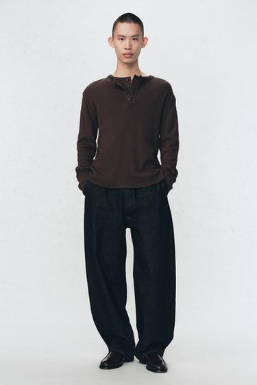 JEANS BALLOON FIT SOSHIOTSUKI x ZARA - Zara의 인디고 - 이미지 0