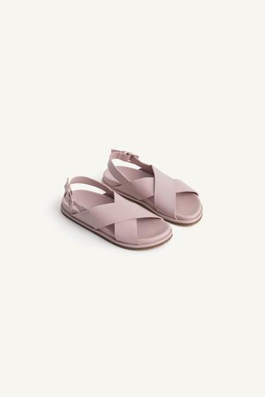 LTHR CRSSVR SNDLS - Pink by Zara - Image 4