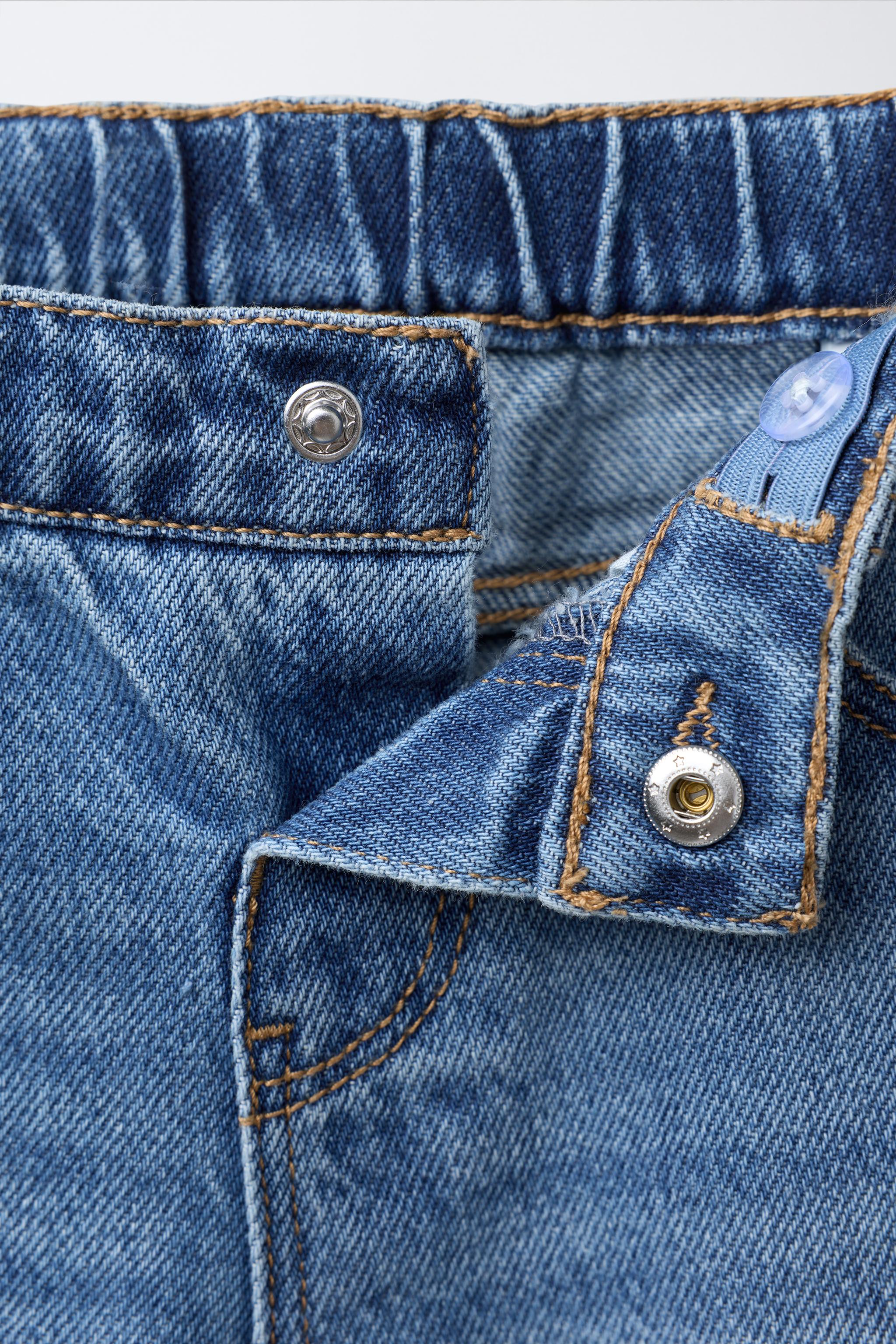 JUPE-CULOTTE EN JEAN DENTELLE