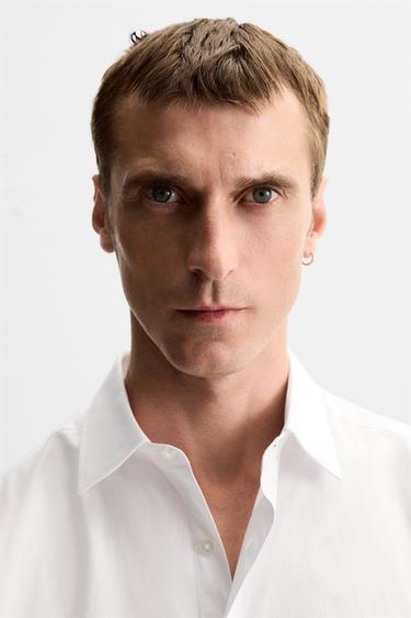 TEXTURED REGULAR FIT SHIRT - White by Zara - Image 4