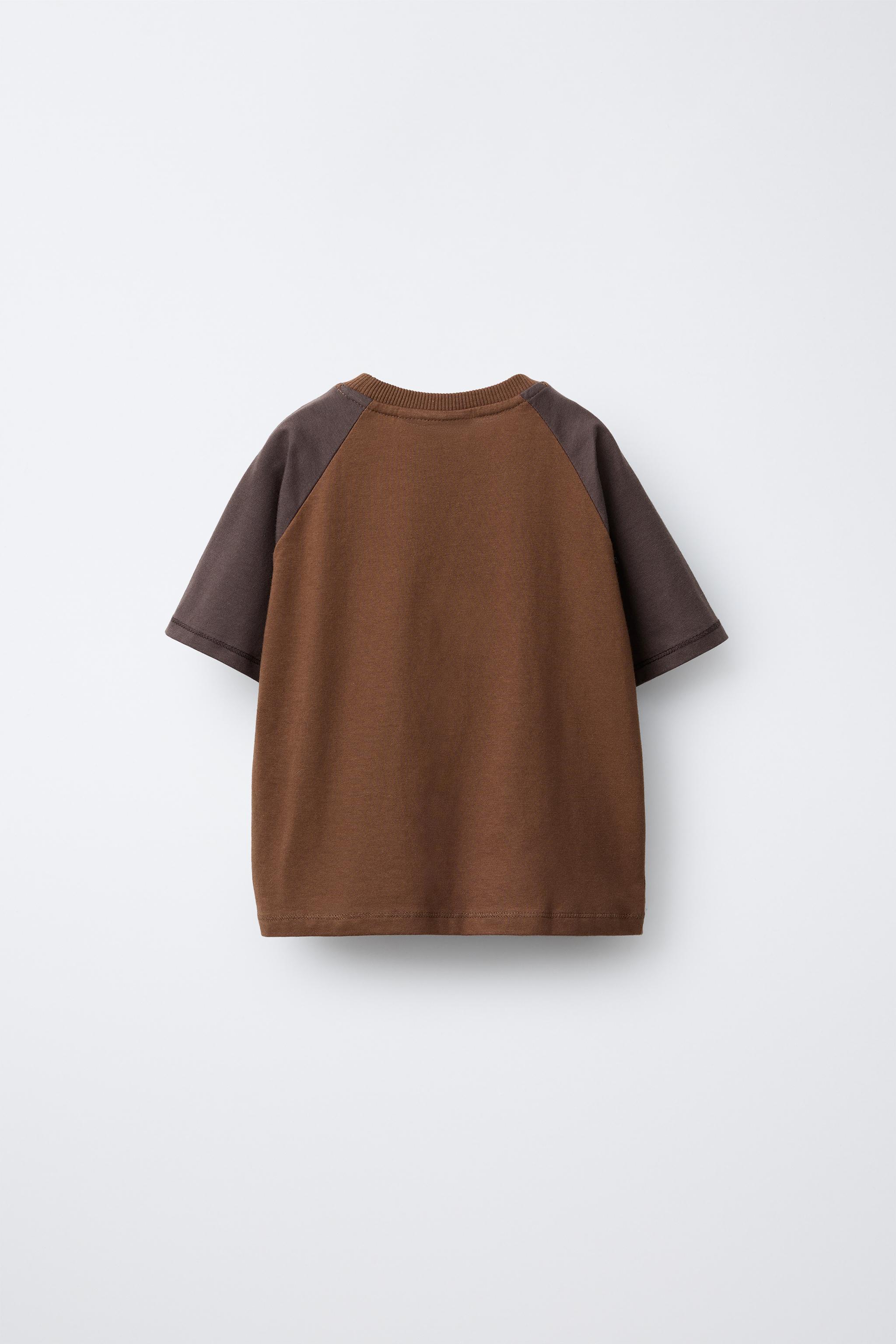 TEXT RAGLAN SLEEVE T-SHIRT