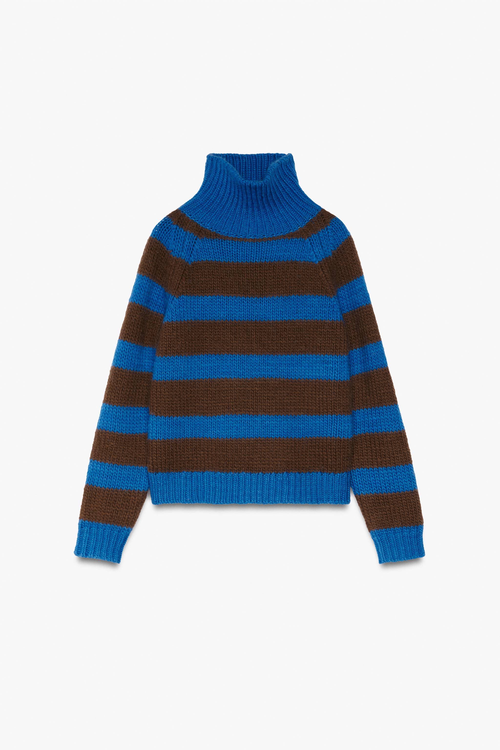 100% Wool Ribbed Sweater by Zara