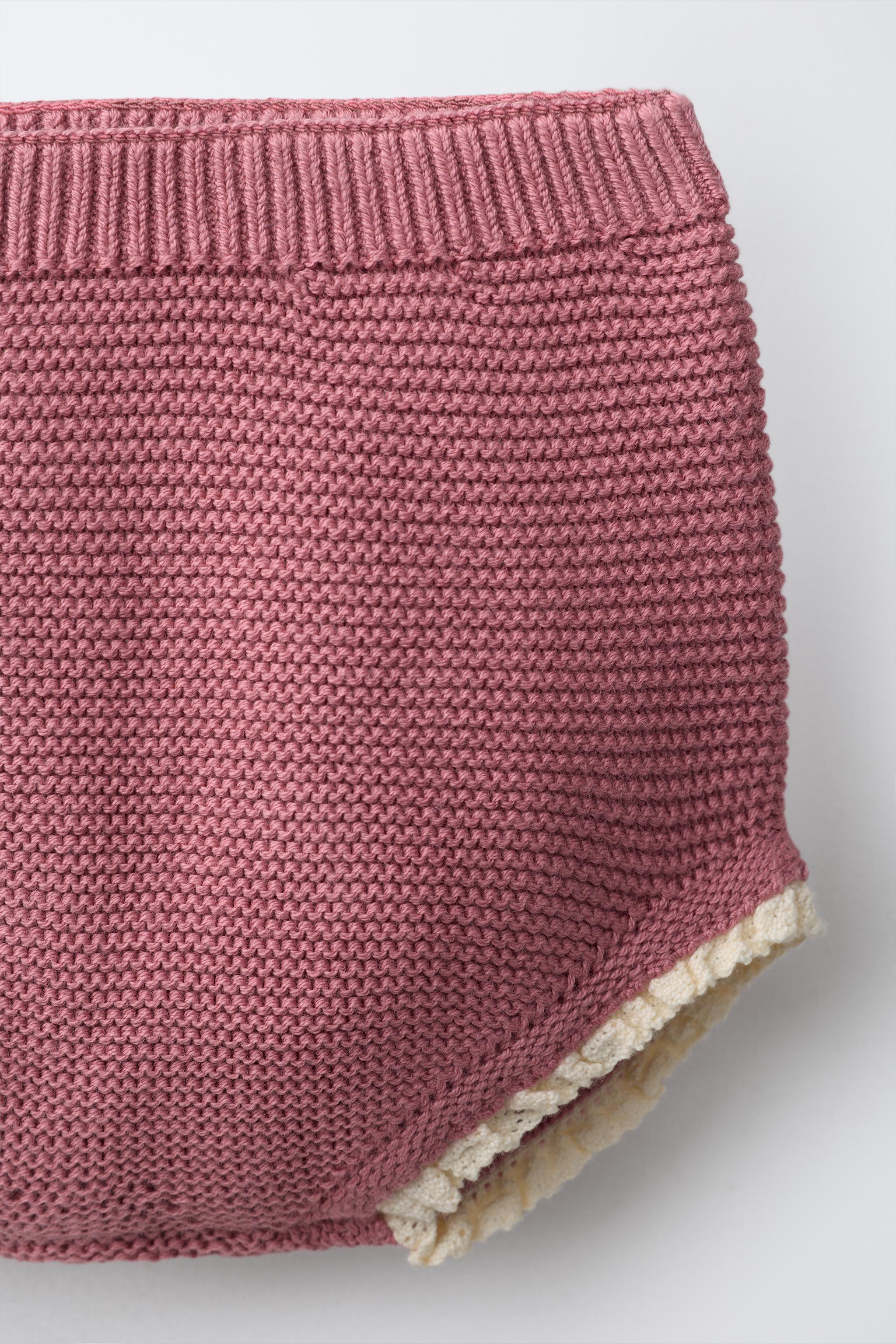 Трусы-брифы CONTRAST KNIT для детей, кружево — Zara — фото 3
