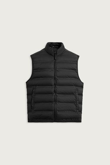 CHALECO ACOLCHADO LIGERO WATER REPELLENT - Negro de Zara