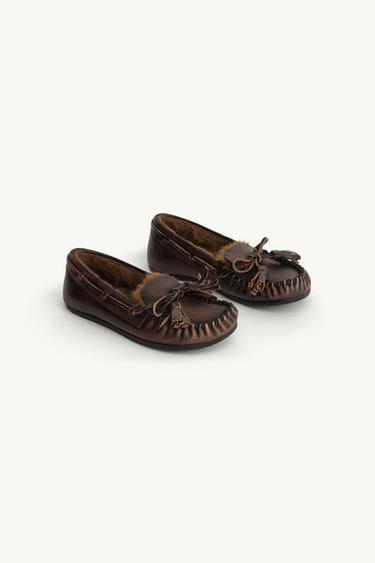 MOCASIN PIEL LIMITED EDITION - Marrón de Zara
