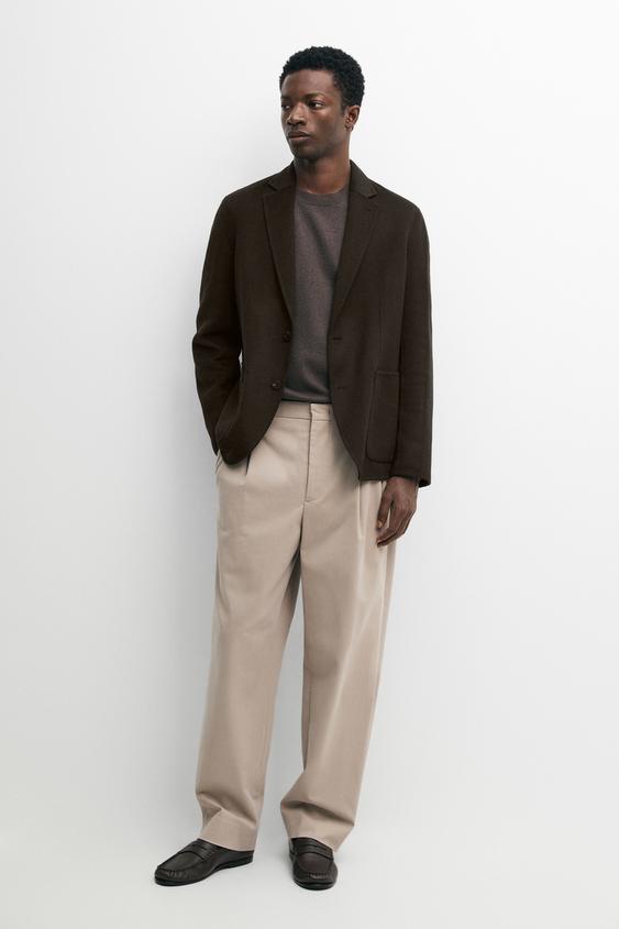 Zara Cotton blend darted pants - 211 - Image 0