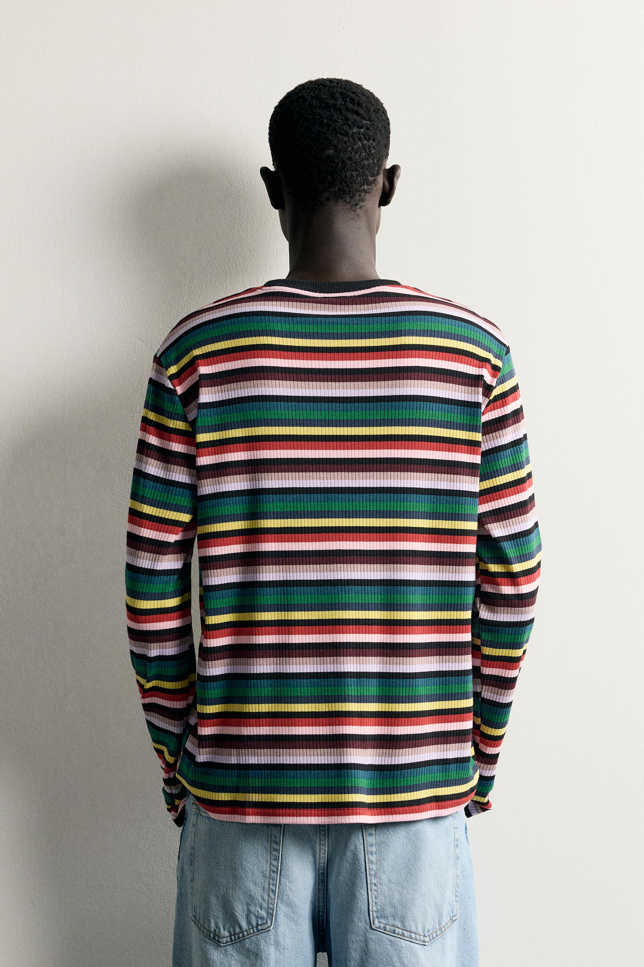 T-SHIRT RELAXED FIT À RAYURES