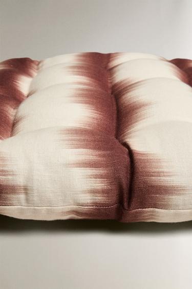 COUSSIN CHAISE LIN DÉGRADÉ X COLLAGERIE - Beige-marron de Zara - Image 4
