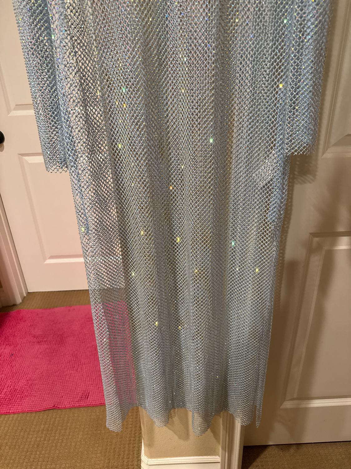 RHINESTONE MESH DRESS - Image 3