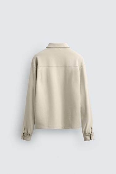 CHEMISE RELAXED FIT INTERLOCK - pierre de Zara - Image 7