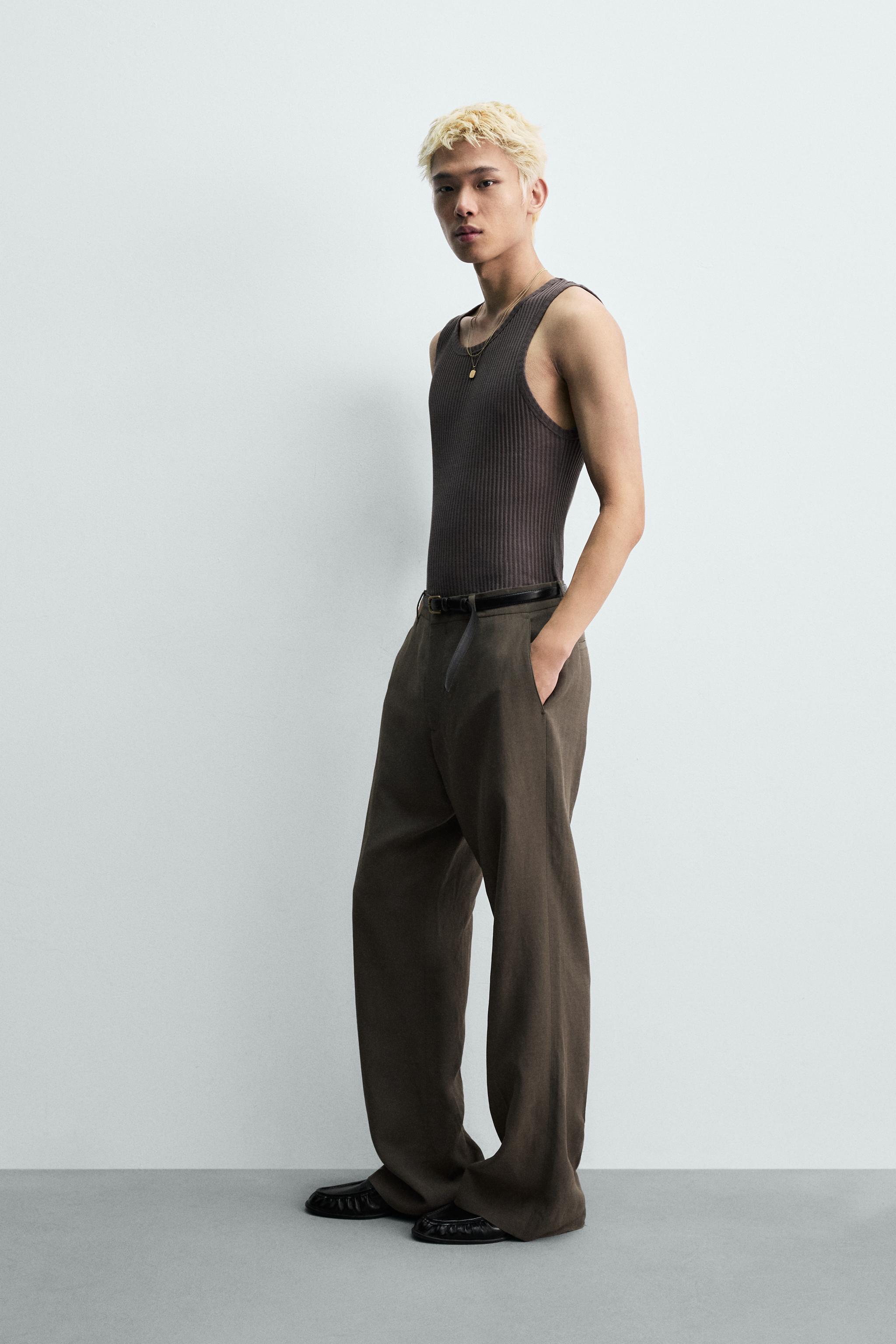 SLIM FIT RIB TANK TOP