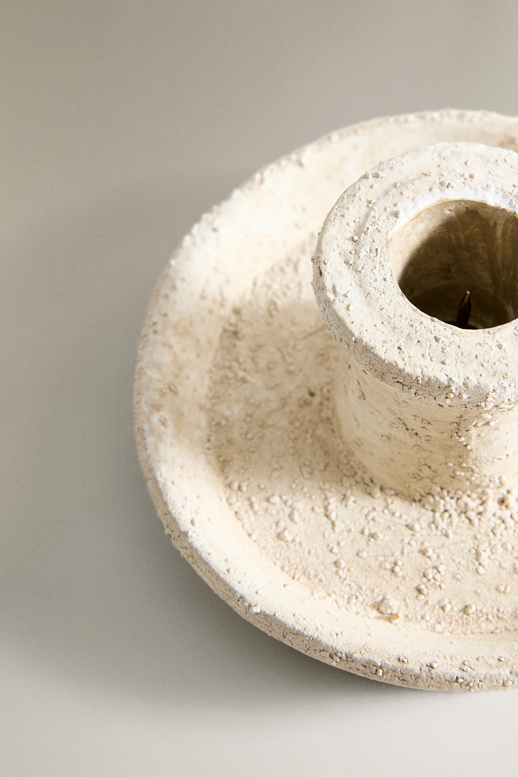 CLAY CANDLESTICK
