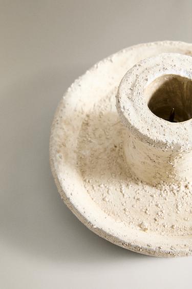 CLAY CANDLESTICK - White by Zara - Image 2