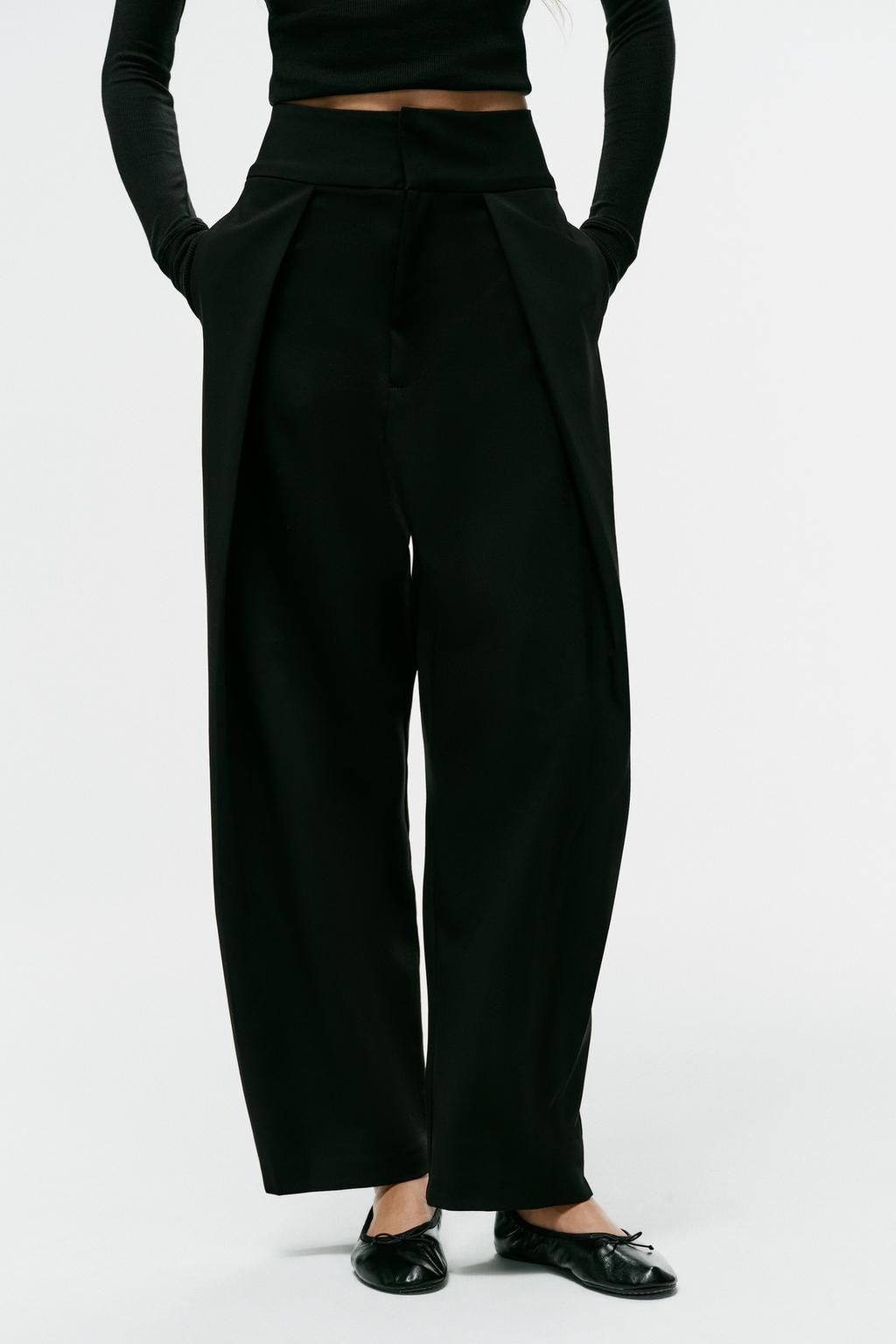 BALLOON TROUSERS WITH PLEATS