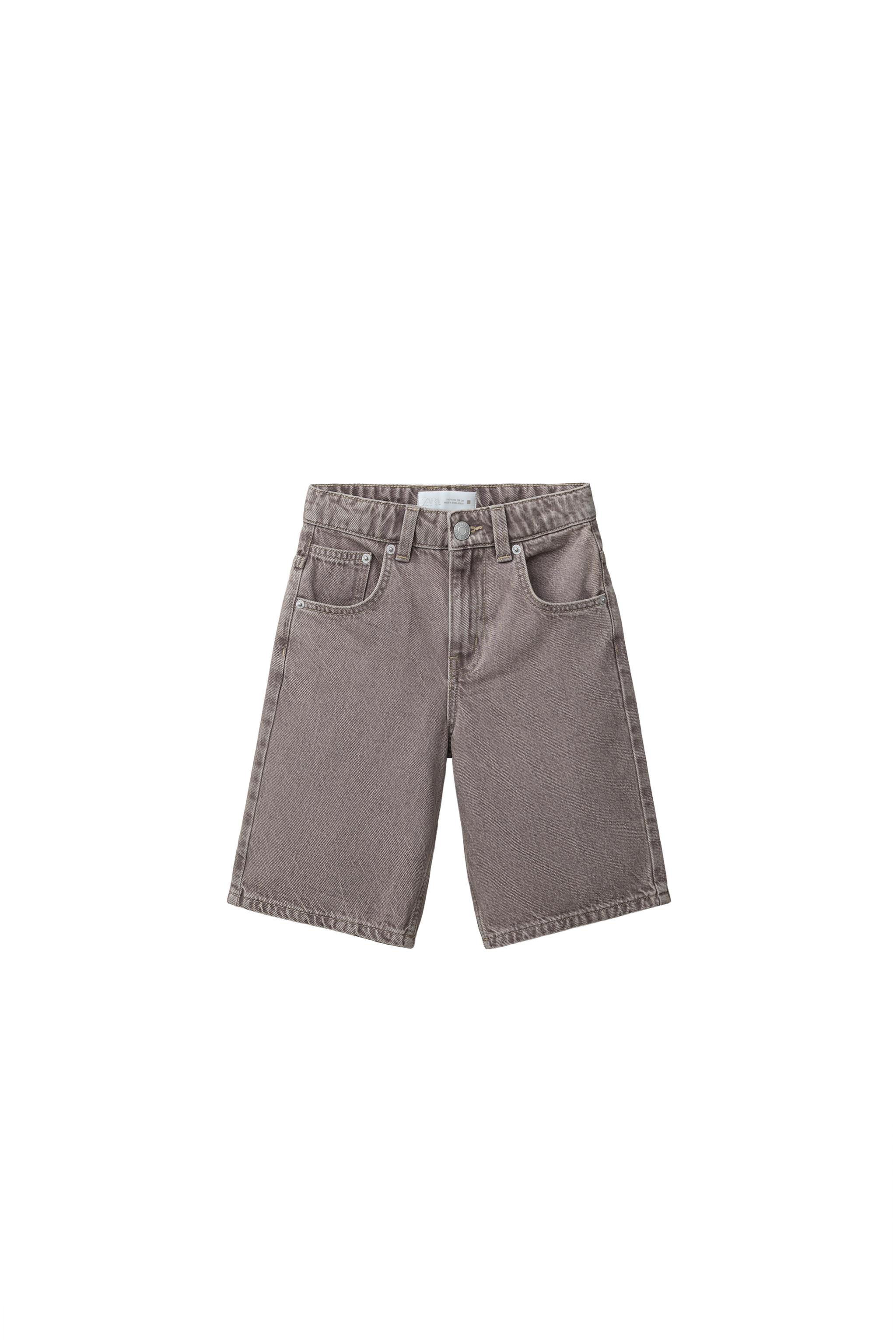 はむ デニムバミューダパンツ - 薄紫 | ZARA Japan / 日本