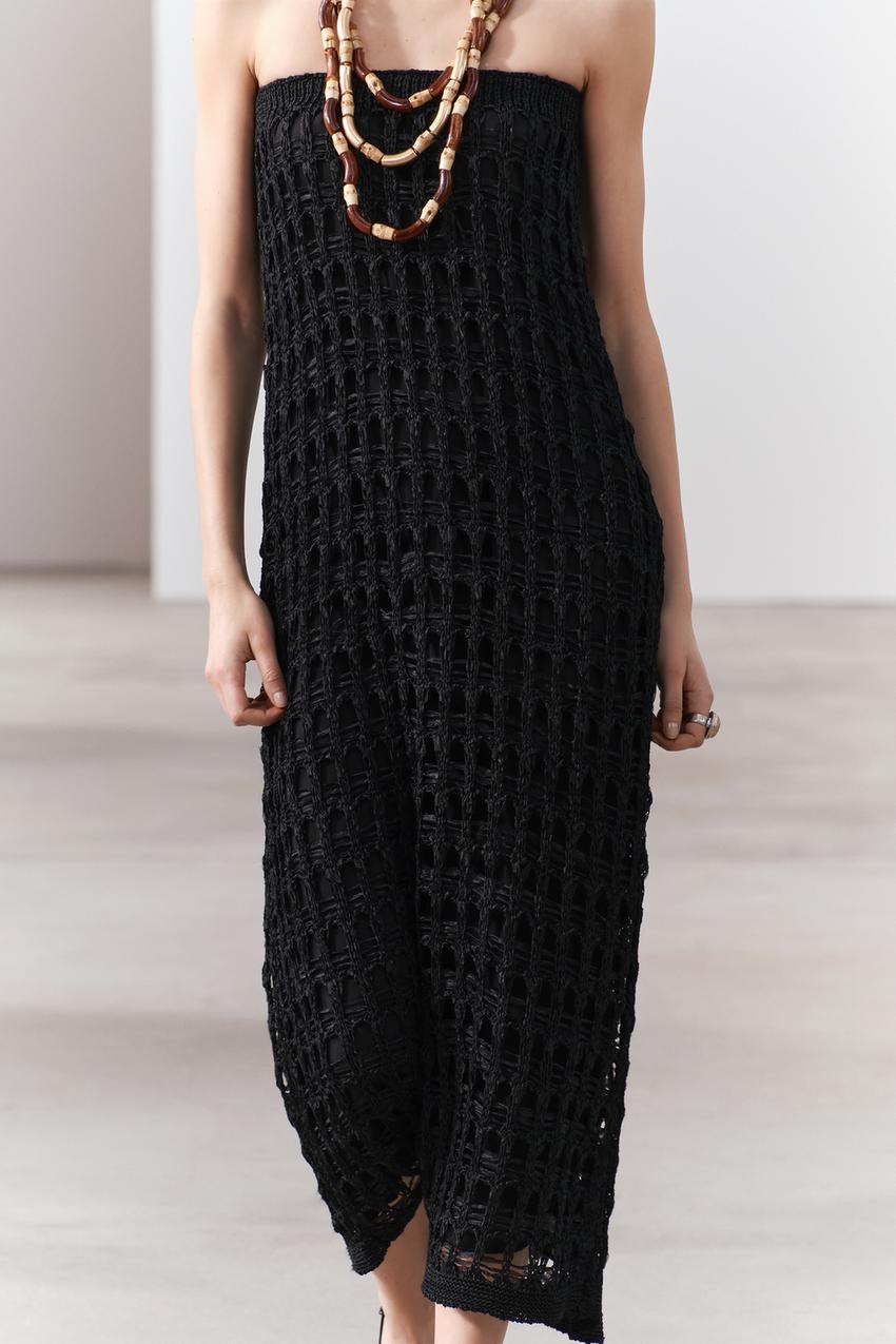 Zara Women Puff sleeve dress 7385/106/513 (Large): Buy Online at Best Price  in UAE 