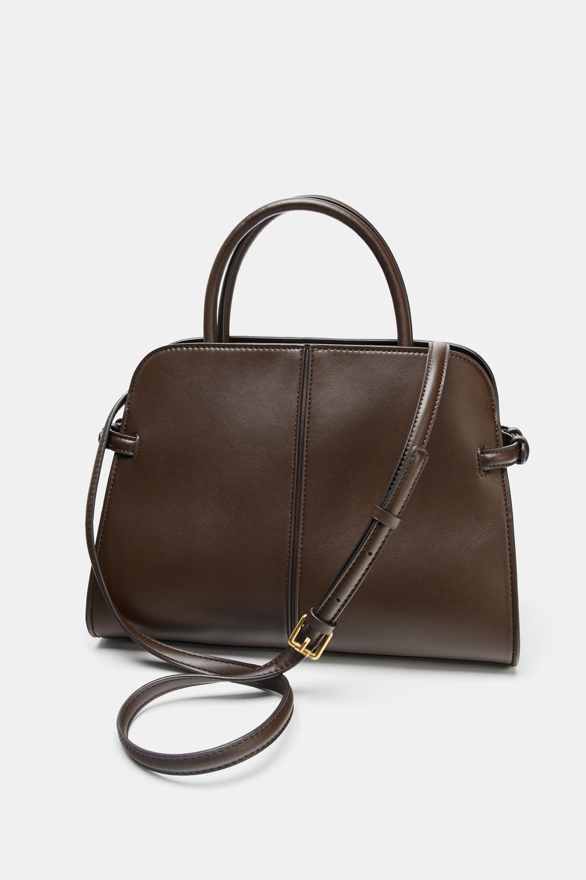 MAXI CITY BAG - Chocolate | ZARA Australia