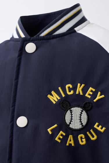 Zara MICKEY MOUSE © DISNEY 防水大學飛行員外套 - 海藍色