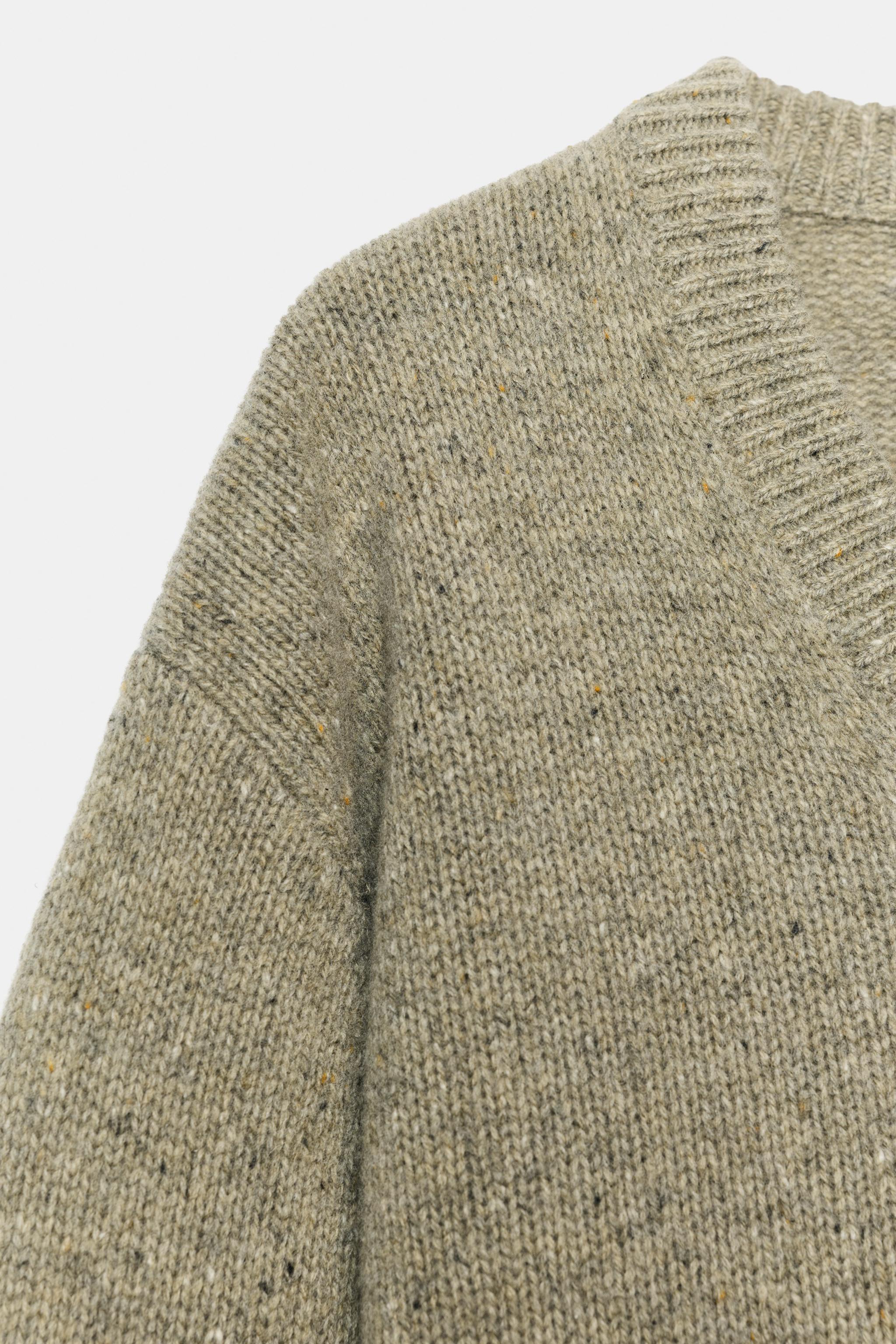 PULL 100 % LAINE COL EN V