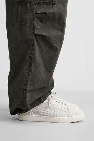 KNITTED TRAINERS - Grey by Zara - Image 0