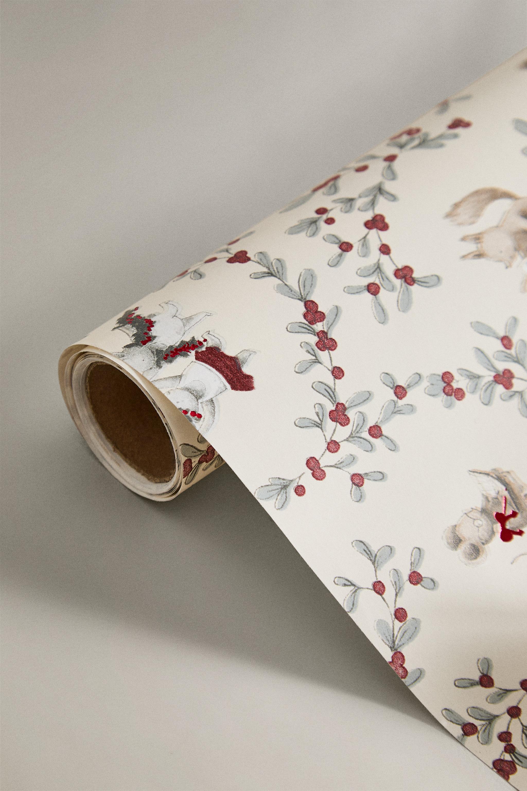 CHRISTMAS ANIMAL GIFT WRAPPING PAPER