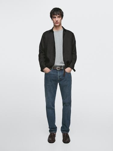 Jeans slim fit - Azulón de Zara