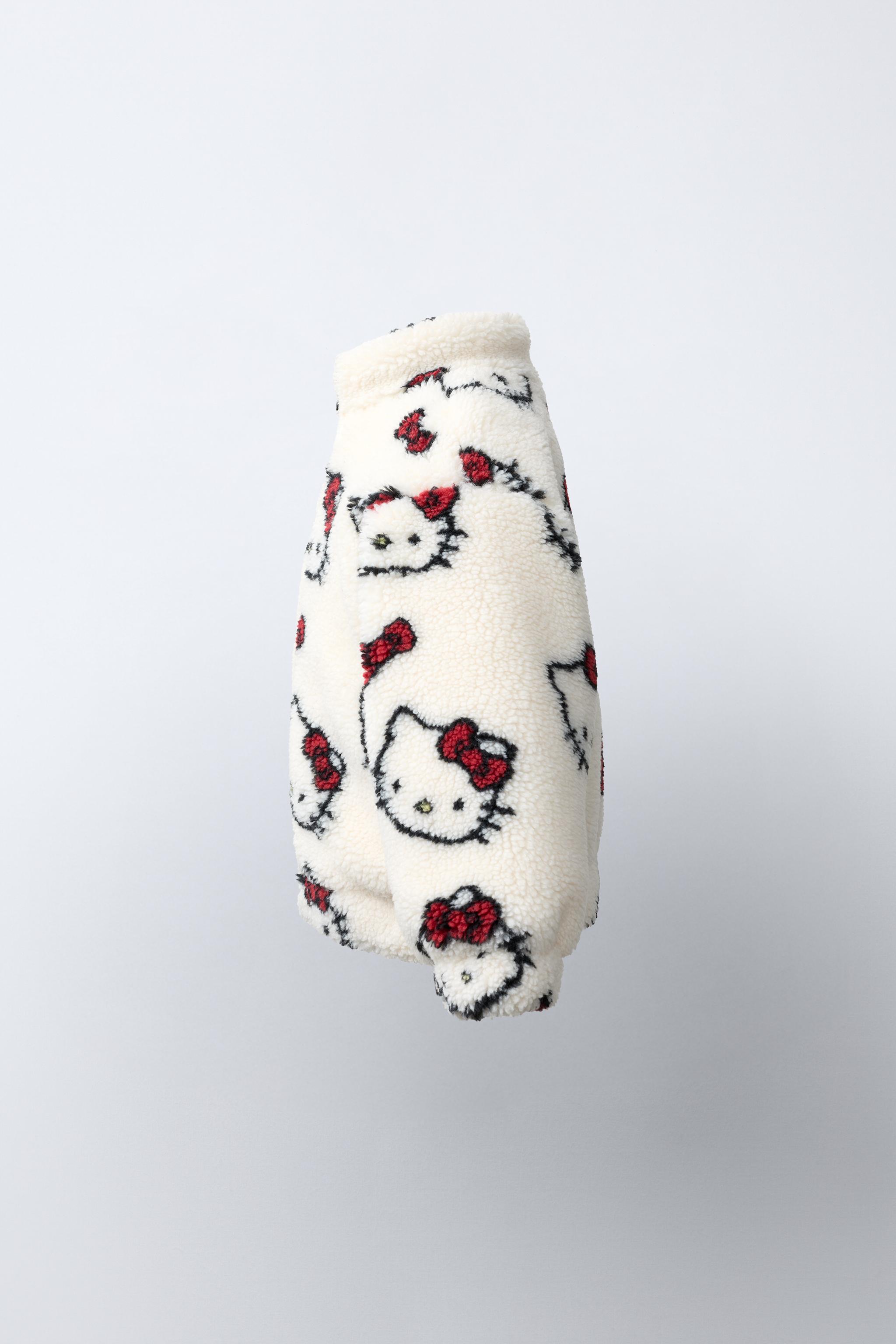 HELLO KITTY © SANRIO FAUX SHEARLING JACKET