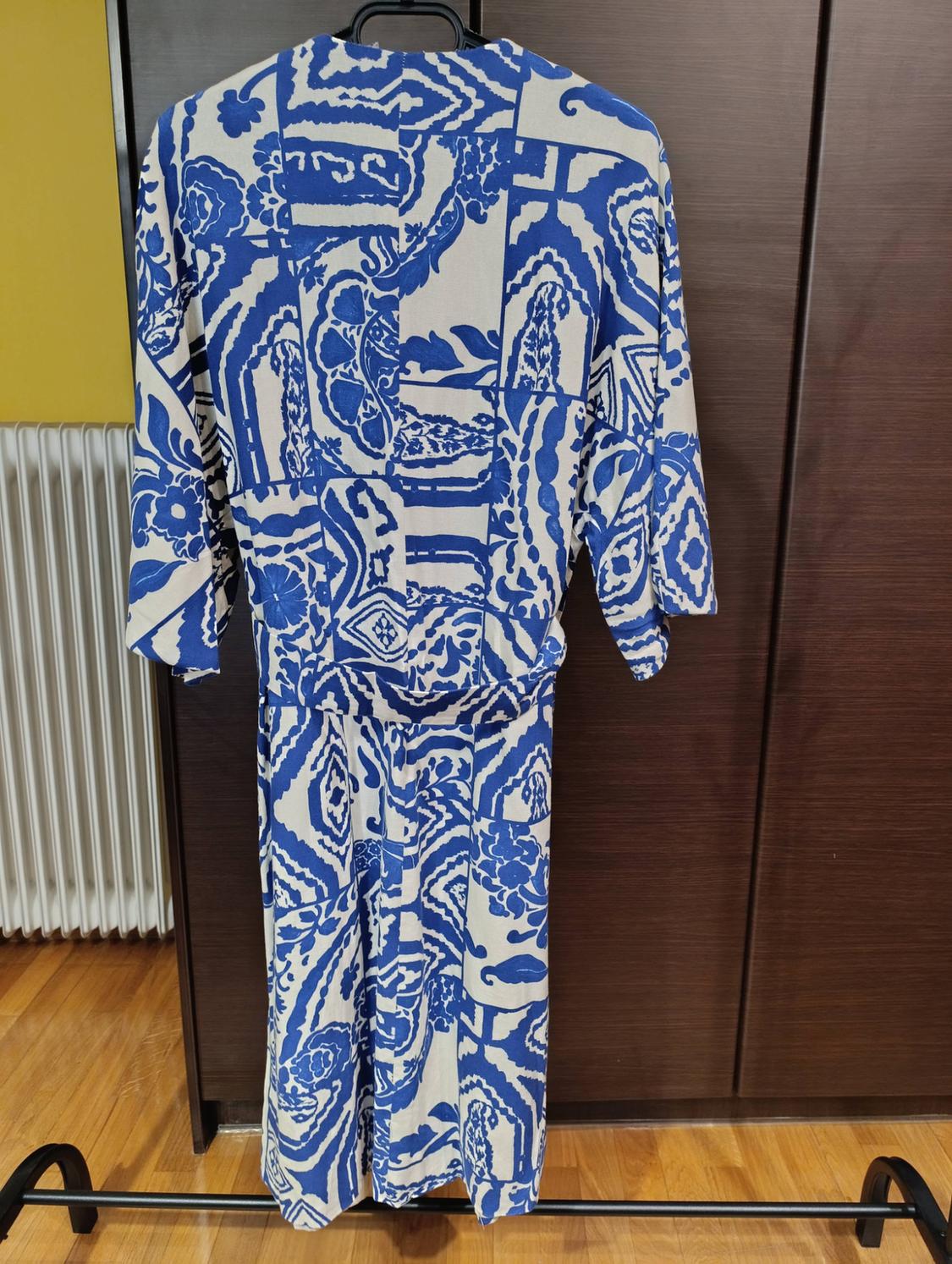 PRINTED LINEN BLEND KIMONO - Image 3