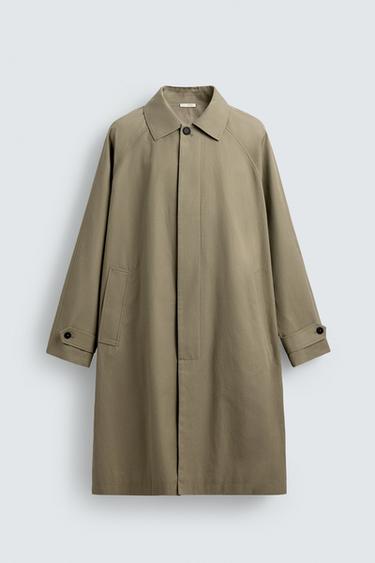 Zara 寬鬆版風衣 - 沙色