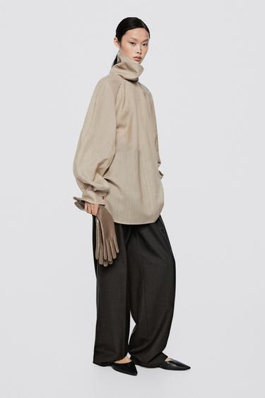 100% wool straight-leg pants - LIMITED EDITION — Brown marl 1