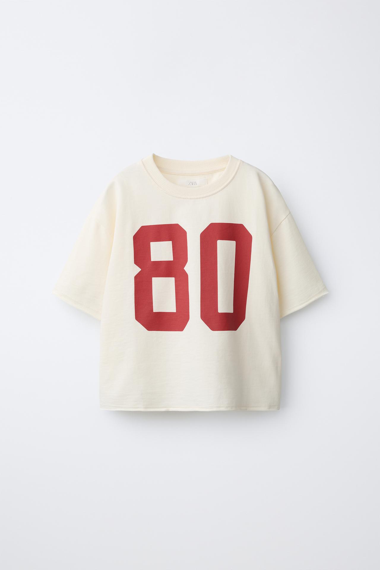 VARSITY PRINT T-SHIRT — White