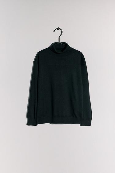 PULOVËR THURJE JAKË GOLF - E zezë nga Zara