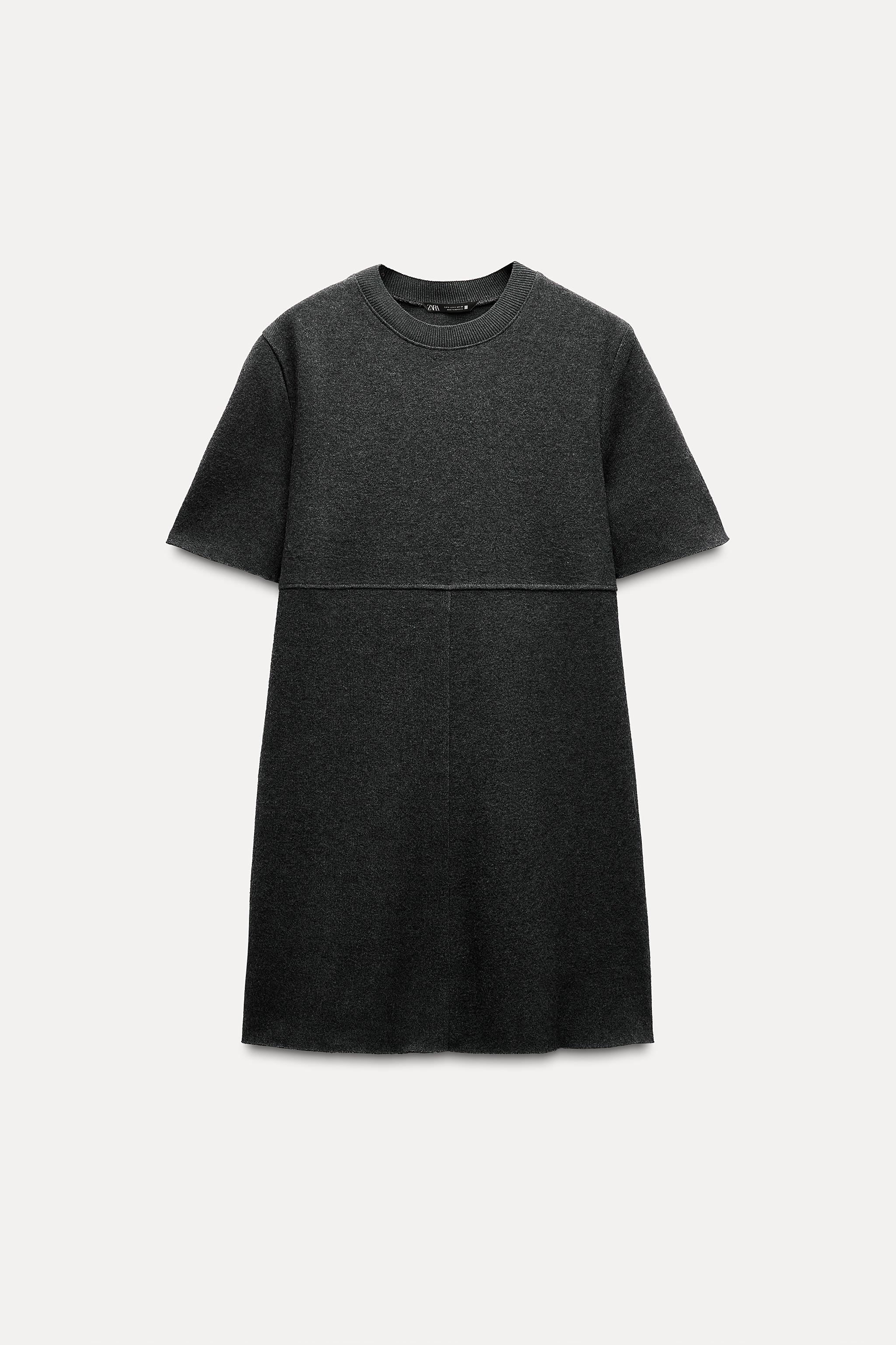 Black t shirt dress zara online