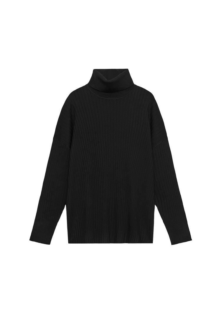 RIBBED KNIT JUMPER