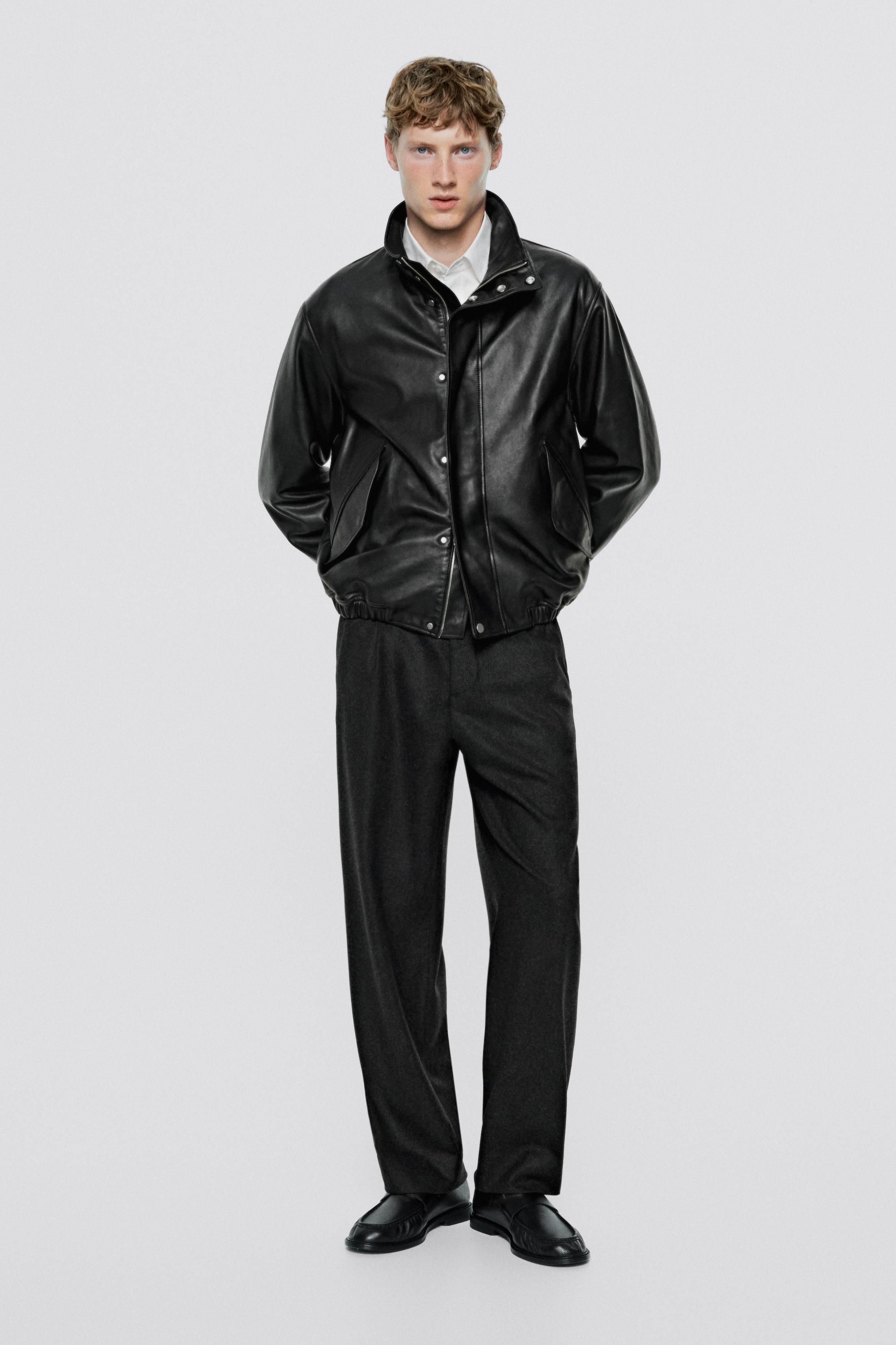 Nappa leather jacket with pocket detail - LIMITED EDITION
