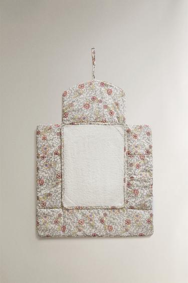 MATELAS À LANGER NOMADE BÉBÉ FLEURS - Beige clair de Zara - Image 1
