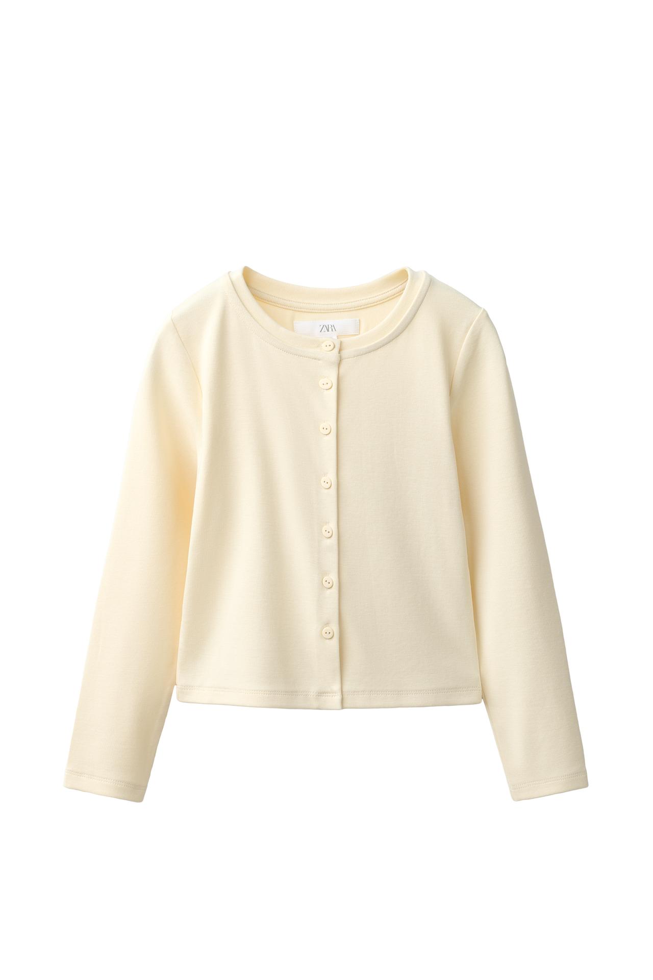 PLAIN BUTTON T-SHIRT