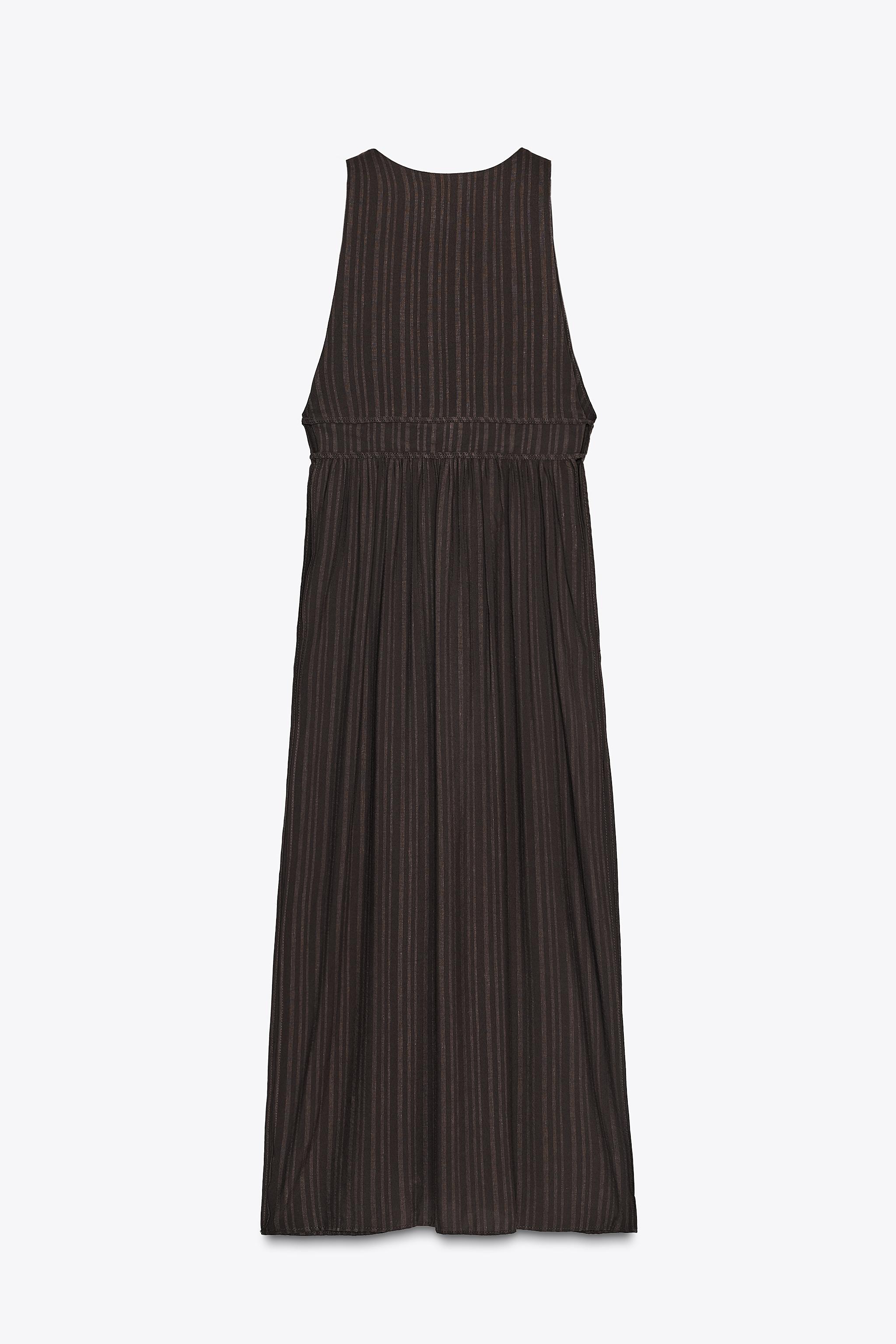 GILET LONG RAYÉ