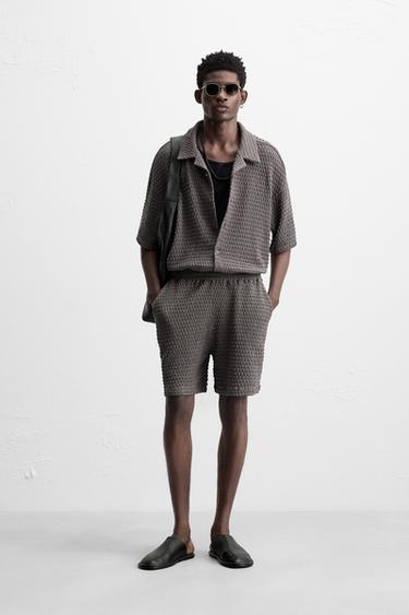 CAMISA ESTRUCTURA IRREGULAR - Gris Antracita de Zara - Imagen 0