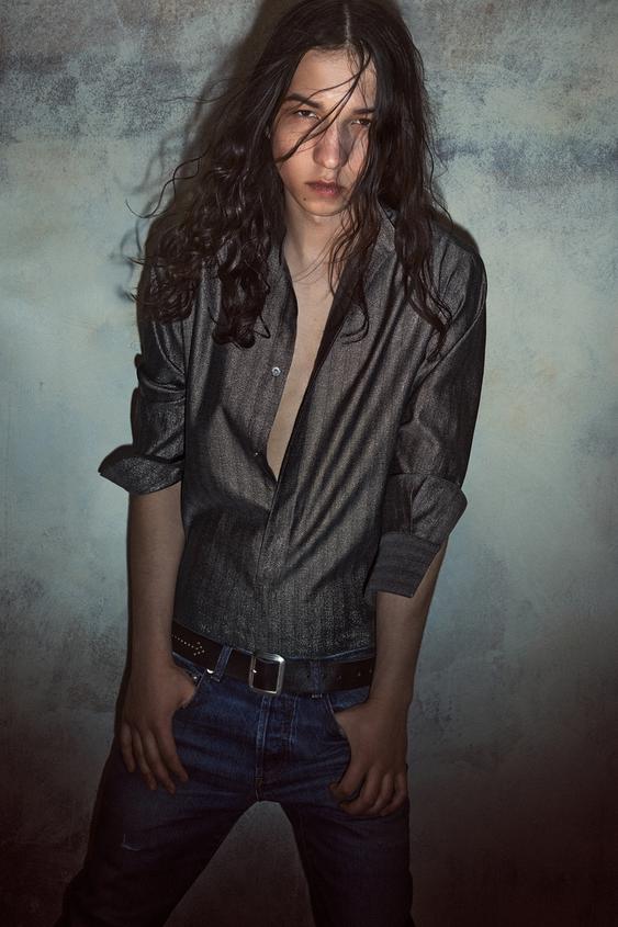 SPARKLY YARN SHIRT BOBBY GILLESPIE X ZARA