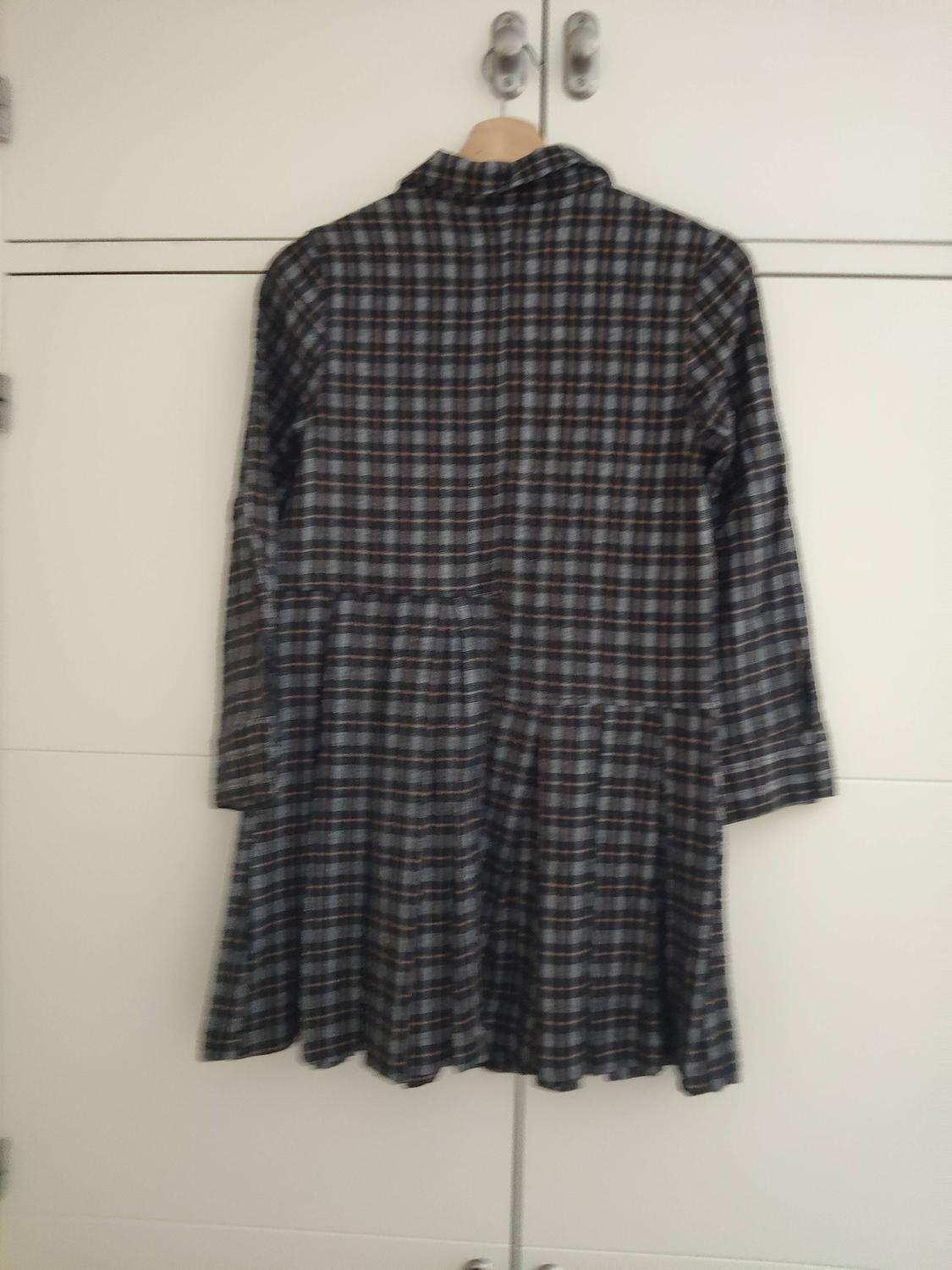 CHECK SHIRT DRESS - Image 2
