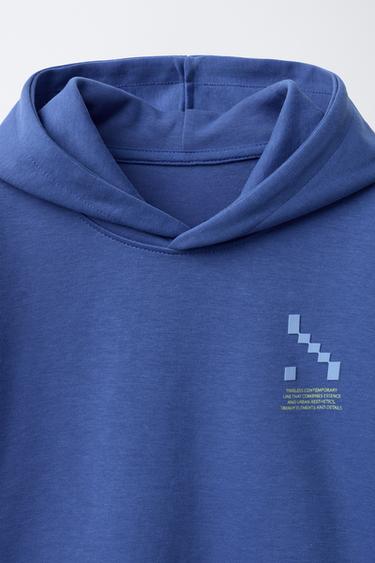 SPORTY COLOUR BLOCK HOODIE - Light mauve by Zara - Image 2
