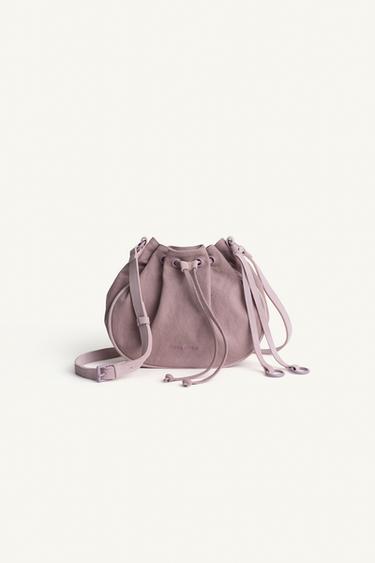 LTHR BCKT BG - Pink by Zara