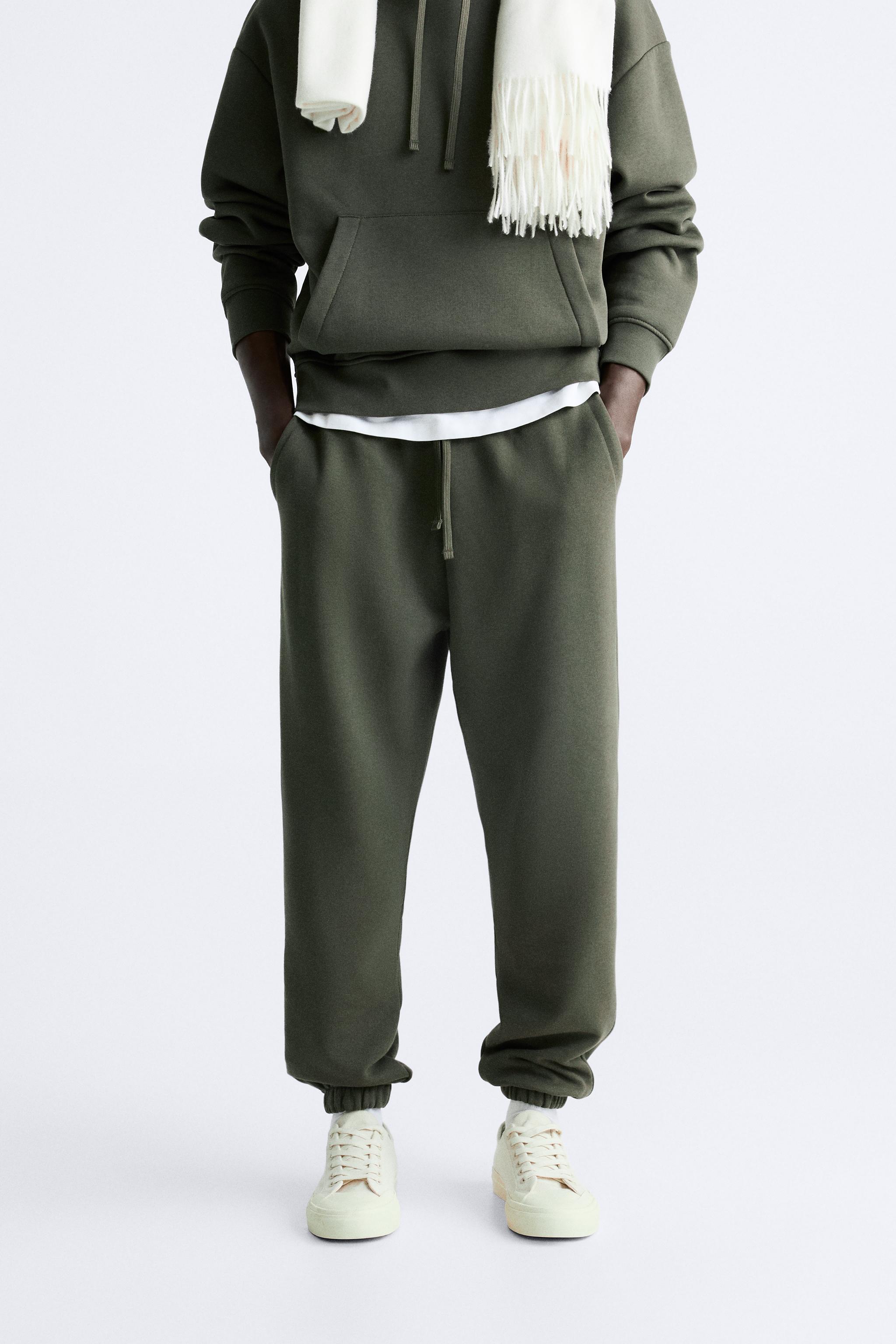 Zara mens tracksuit on sale bottoms