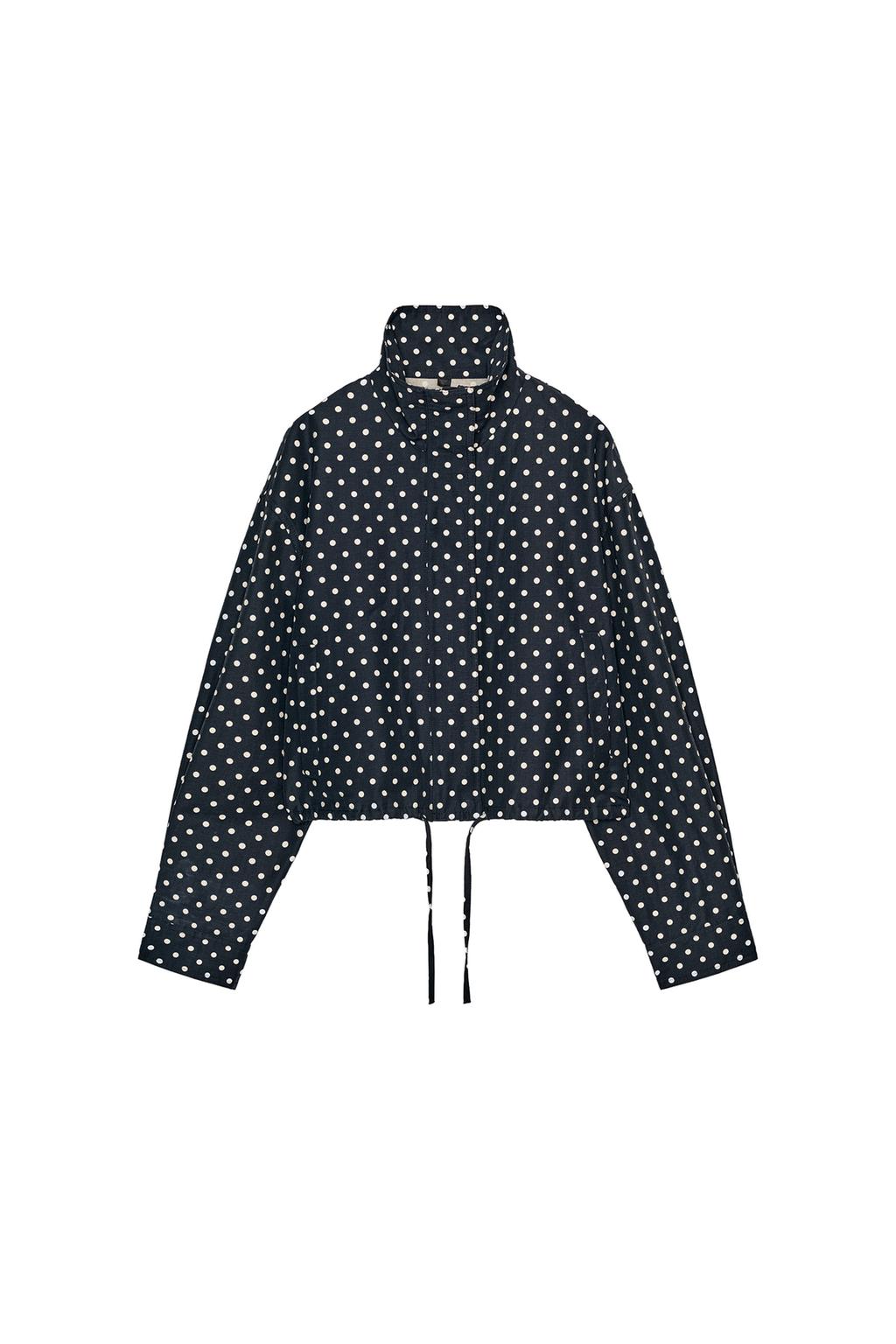 PUFFED POLKA DOT JACKET